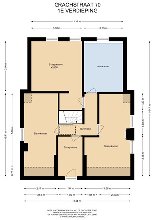 Floorplan - Grachtstraat 70, 6438 HP Oirsbeek